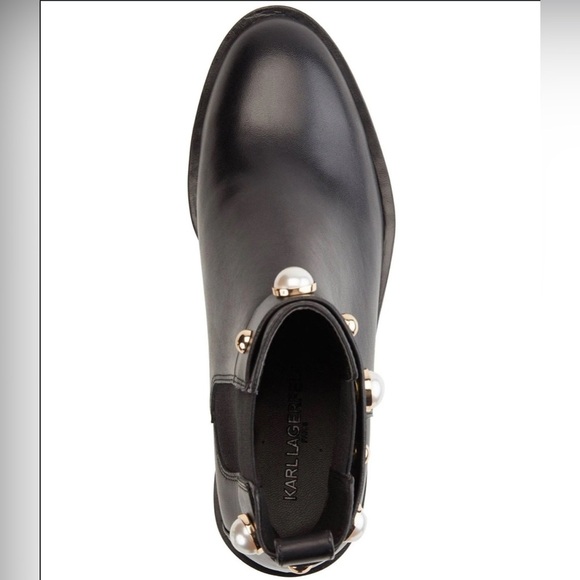 Karl Lagerfeld Women’s Paris Pola Ankle Boot Size 9 - Picture 2 of 11